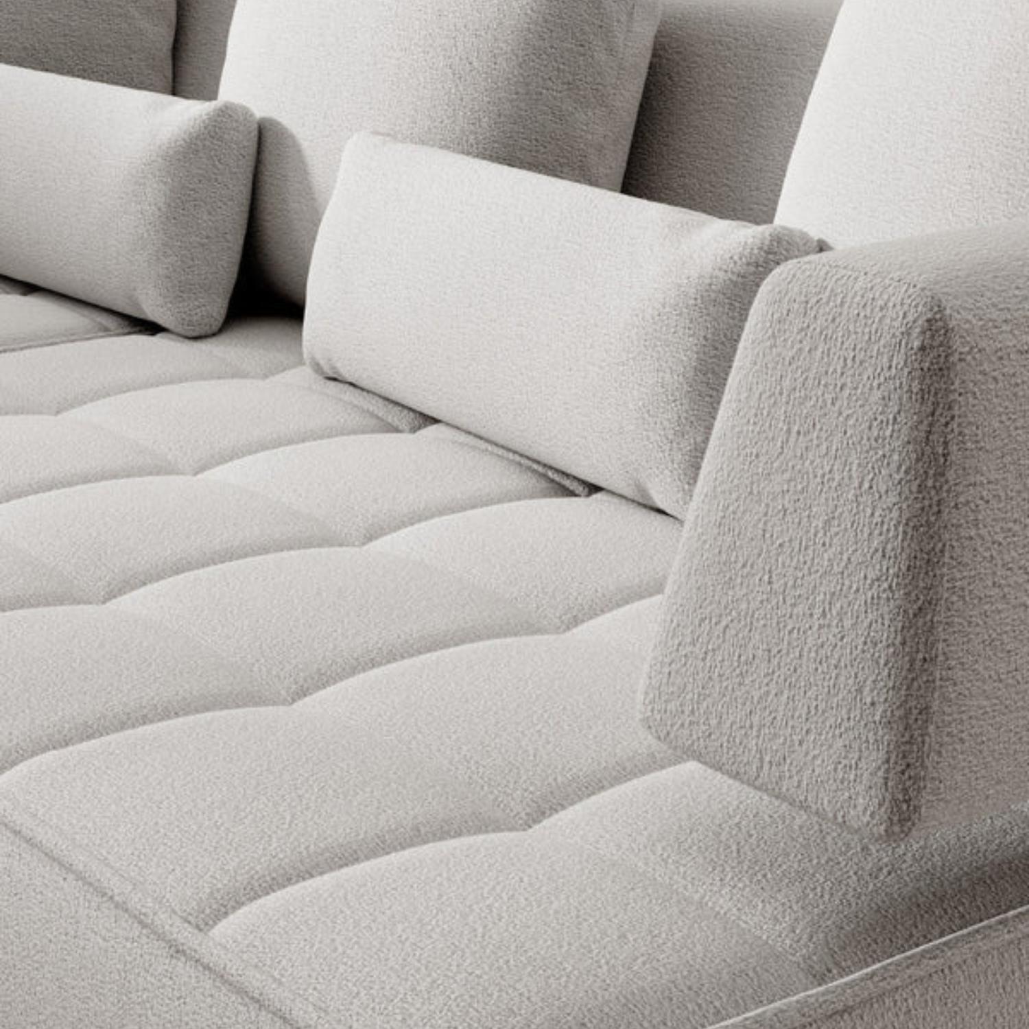 Canapé d'angle – Design Moderne et Confort Personnalisé avec Mécanisme Électrique