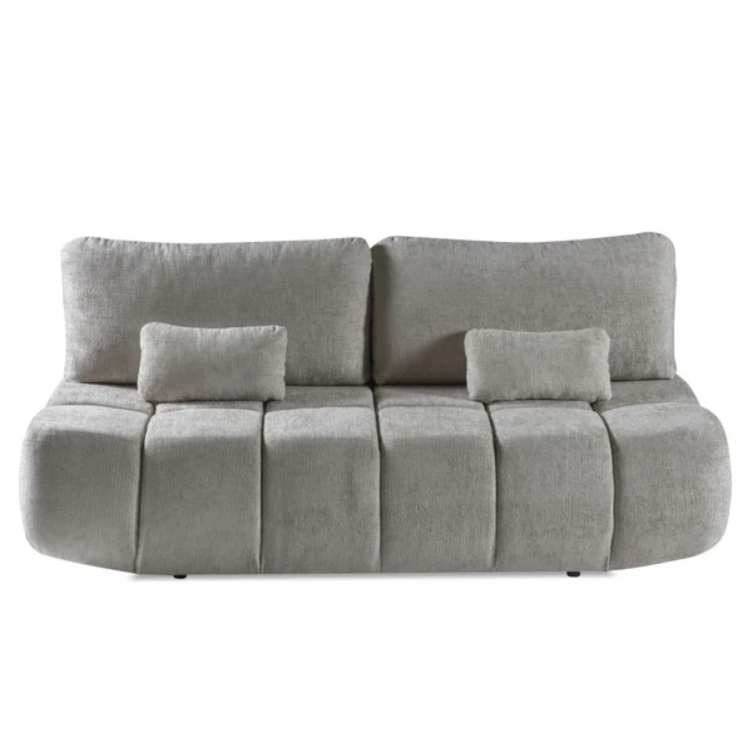 Canapé pratique 207 cm sans côtés avec fonction couchage et coffre