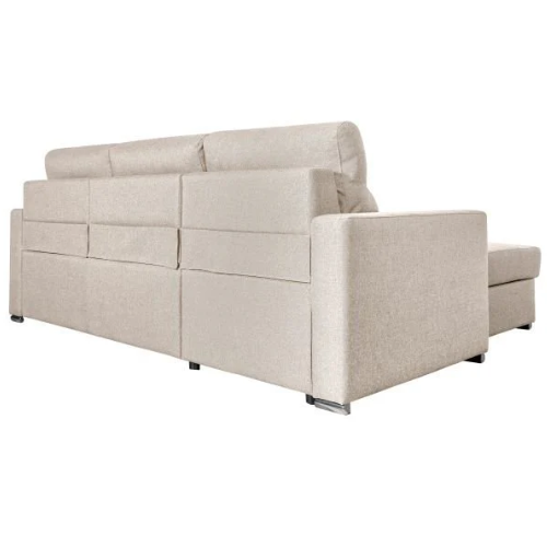 Canapé d'angle réversible convertible en tissu