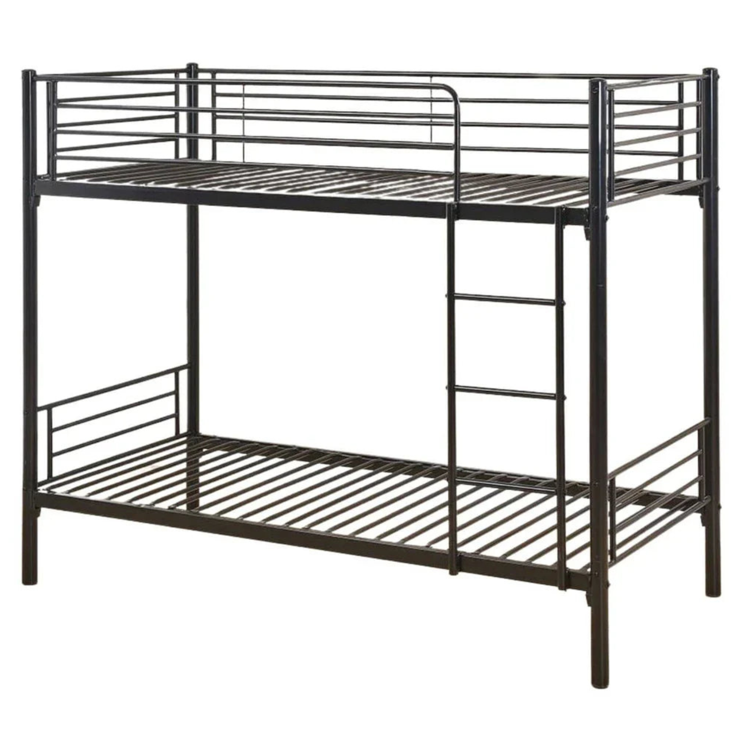 Lit superposé séparable revêtement et sommier en acier 90x 190cm