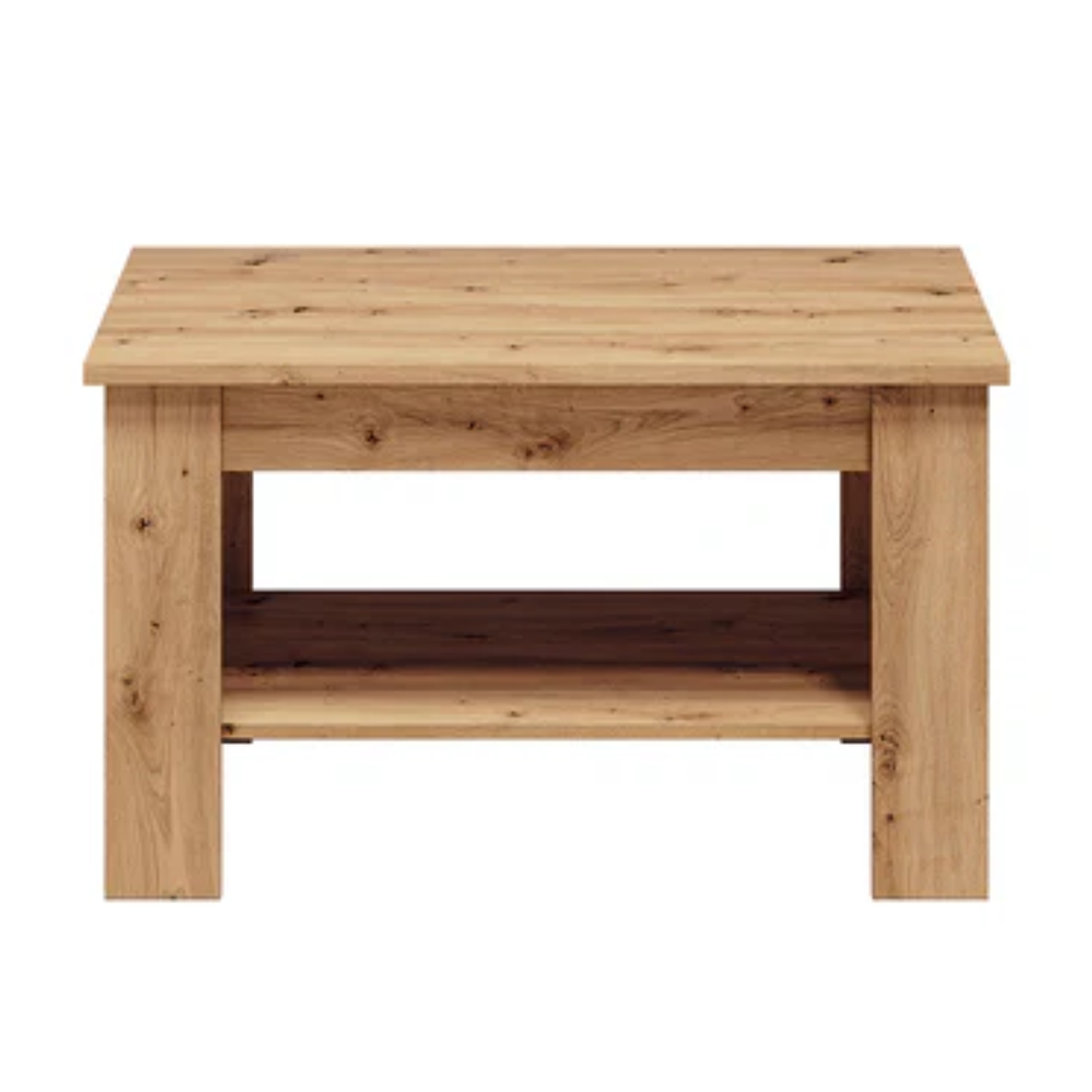 Table Basse Banc – Chêne de Lefkas & Noir – 114 cm – Design Industriel et Robuste