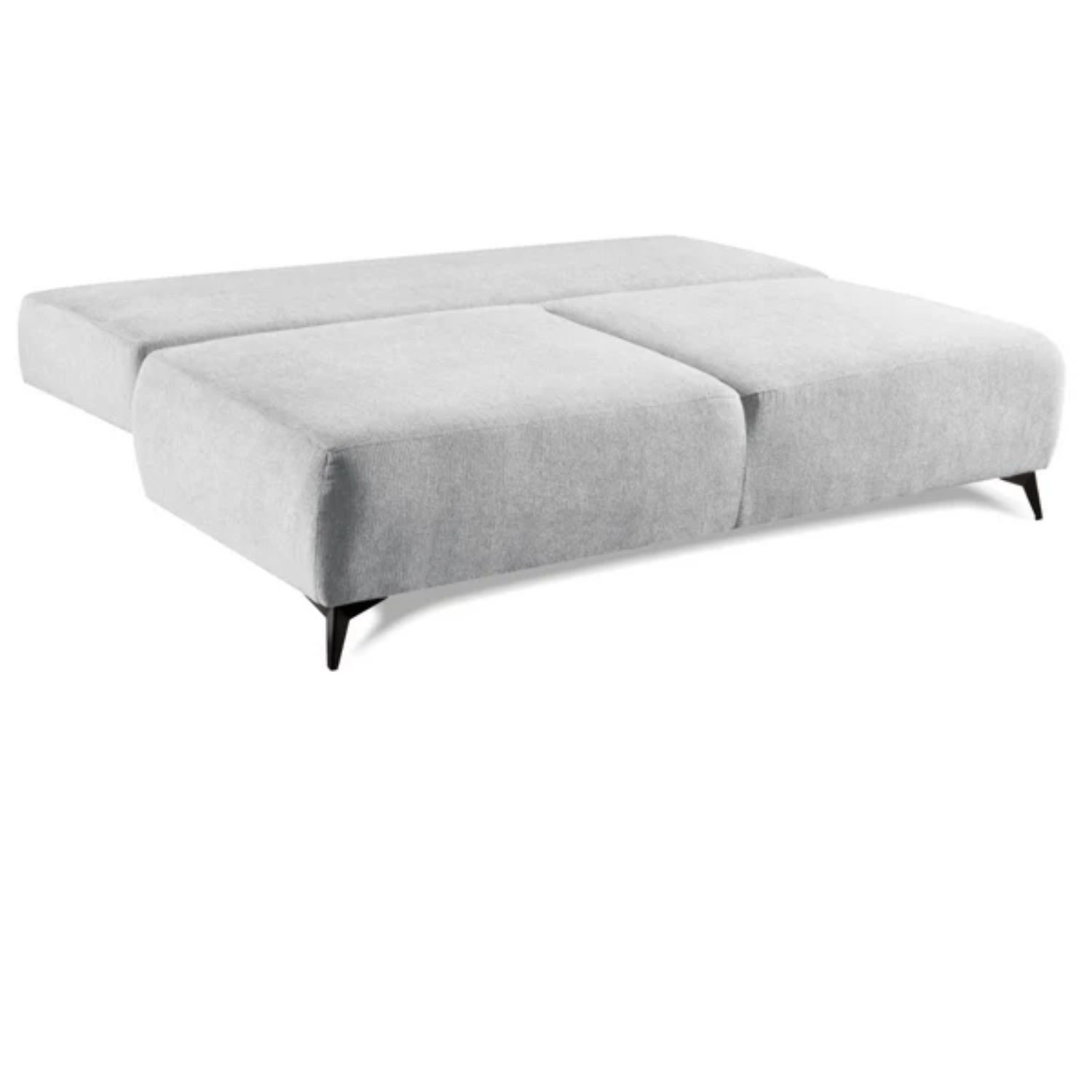 Canapé-lit 3 places – Design moderne, fonction couchage DL automatique, tissu et rangement