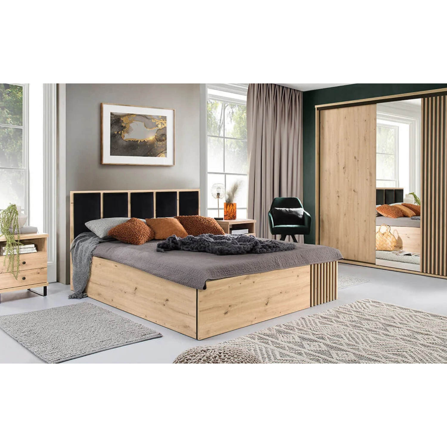 Coiffeuse compacte et élégante avec deux tiroirs, pouvant aussi servir de bureau