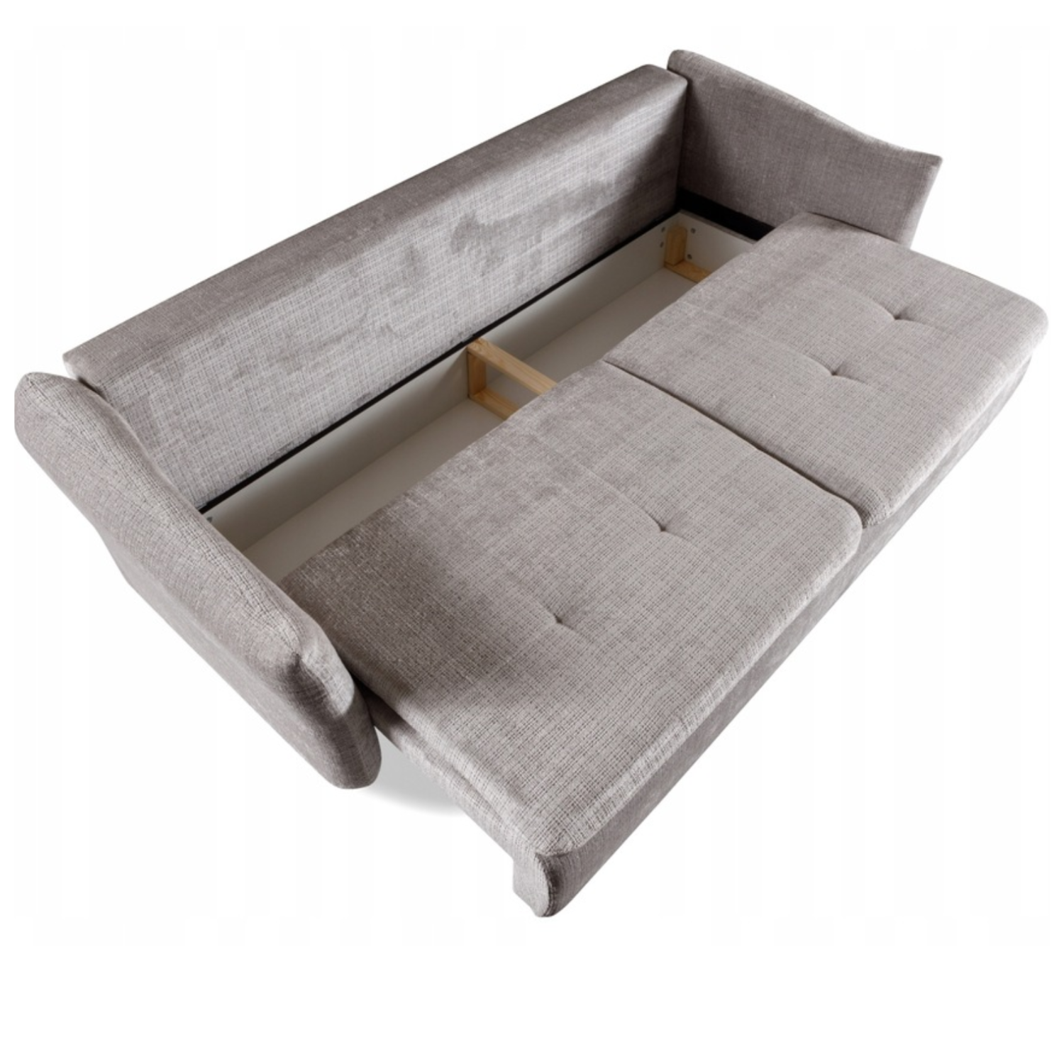 Canapé-lit 230 cm avec fonction couchage DL et coffre – confort durable et design classique