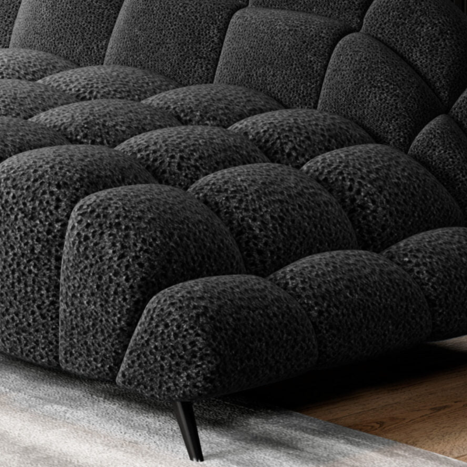 Canapé d’Angle – Design Moderne avec Profondeur d’Assise Réglable Électriquement