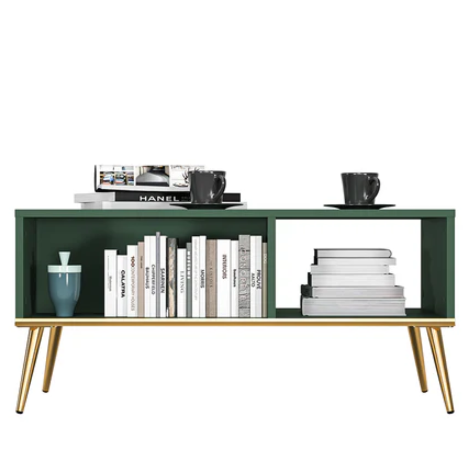 Table Basse Labrador avec Bordure ABS et Pieds Métalliques  - Élégance Moderne et Résistance