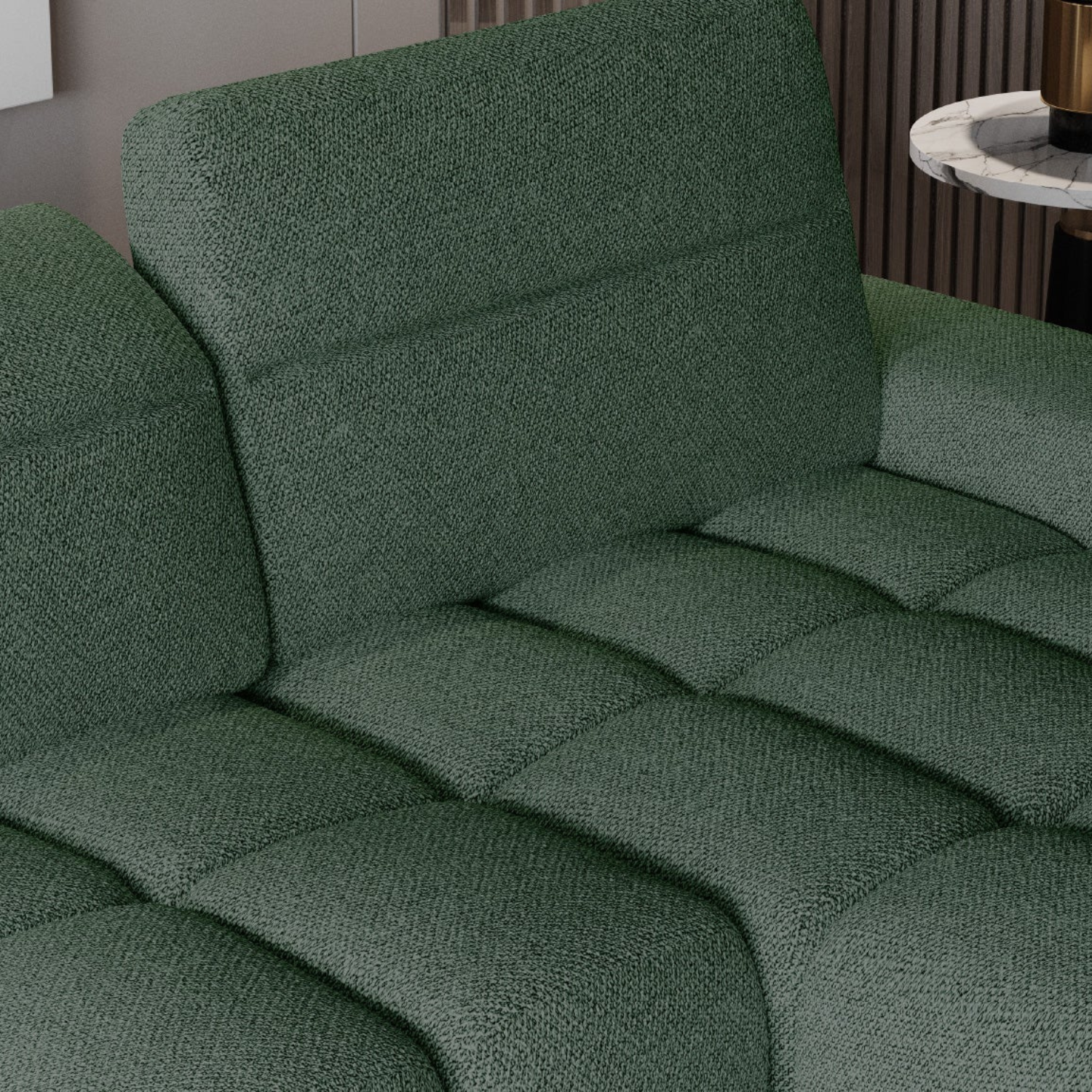 Canapé d’Angle – Confort Personnalisé avec Profondeur d’Assise Réglable