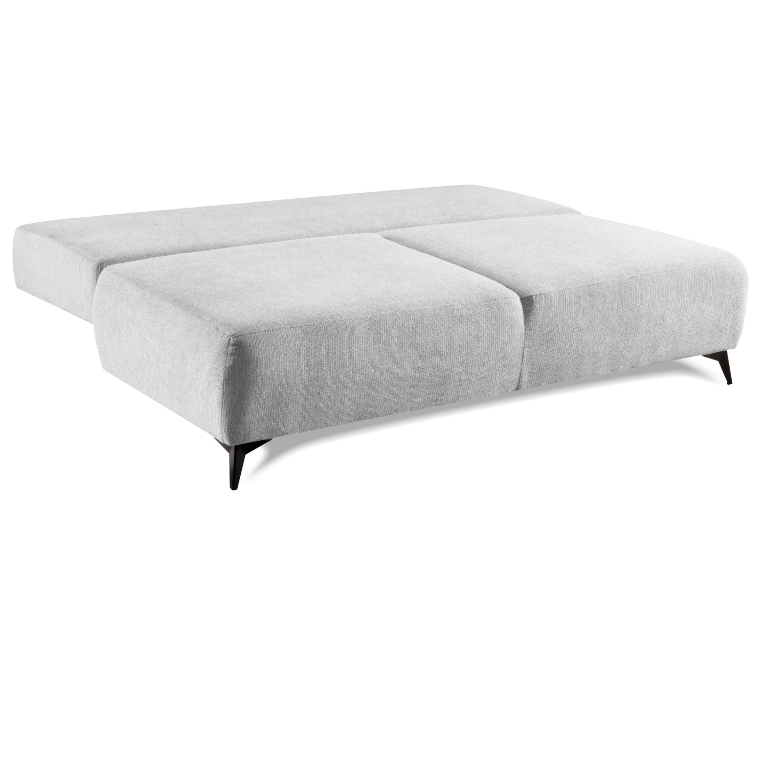 Canapé-lit 3 places – Design moderne, fonction couchage DL automatique, tissu et rangement