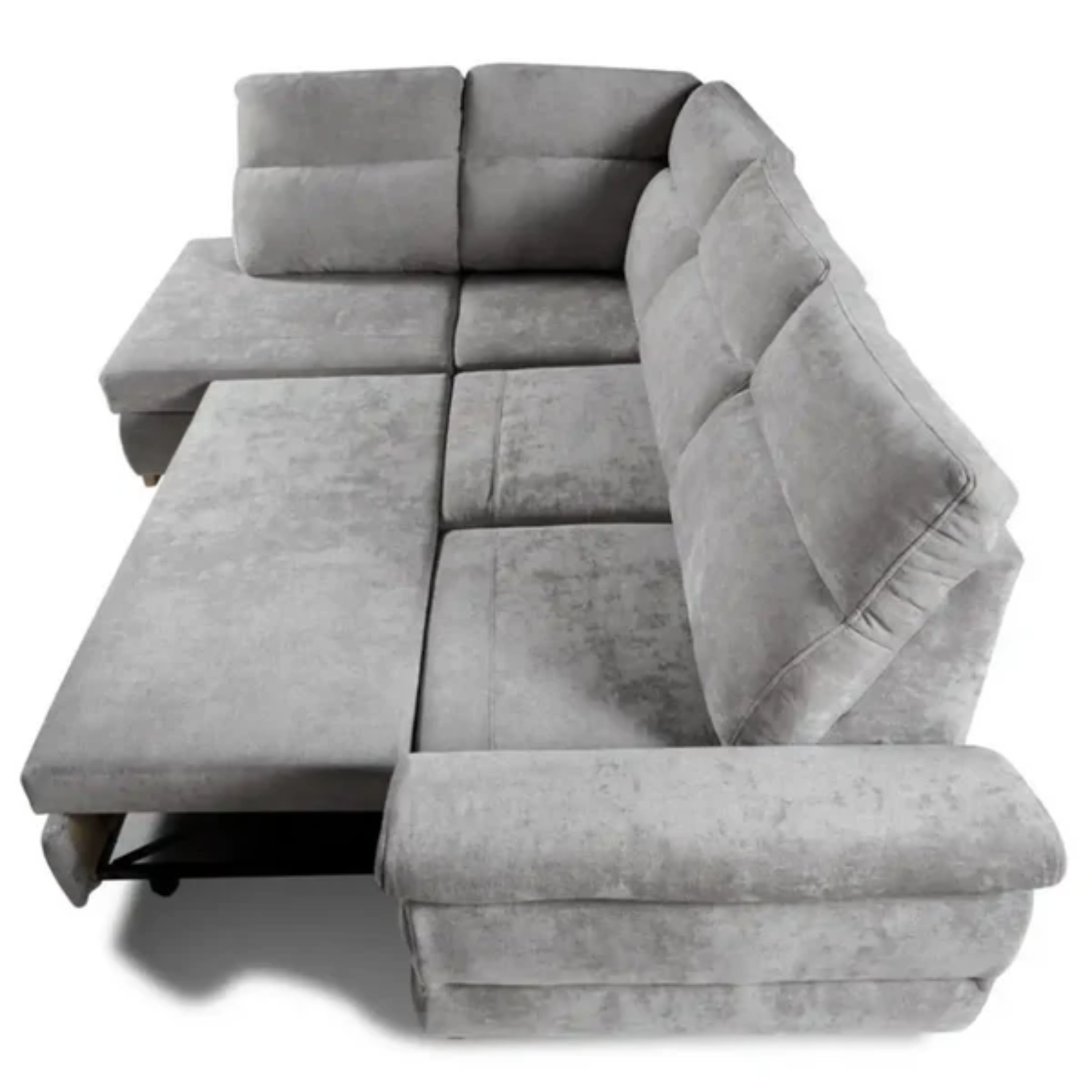 Canapé d’angle convertible avec coffre – 272x201 cm – Couchage 200x140 cm