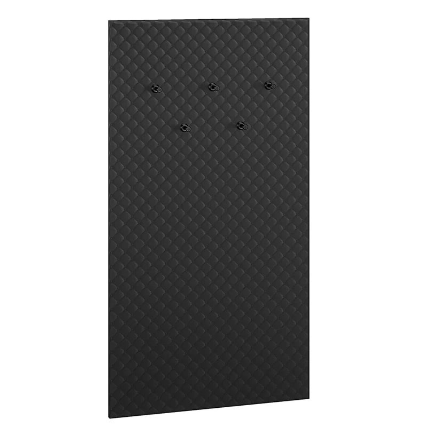 Cintre rembourré pour le hall en Finition Noire – Élégance Minimaliste