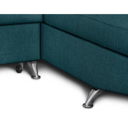 Canapé d'angle convertible panoramique 5 places avec coffre – Confort, design et praticité au quotidien