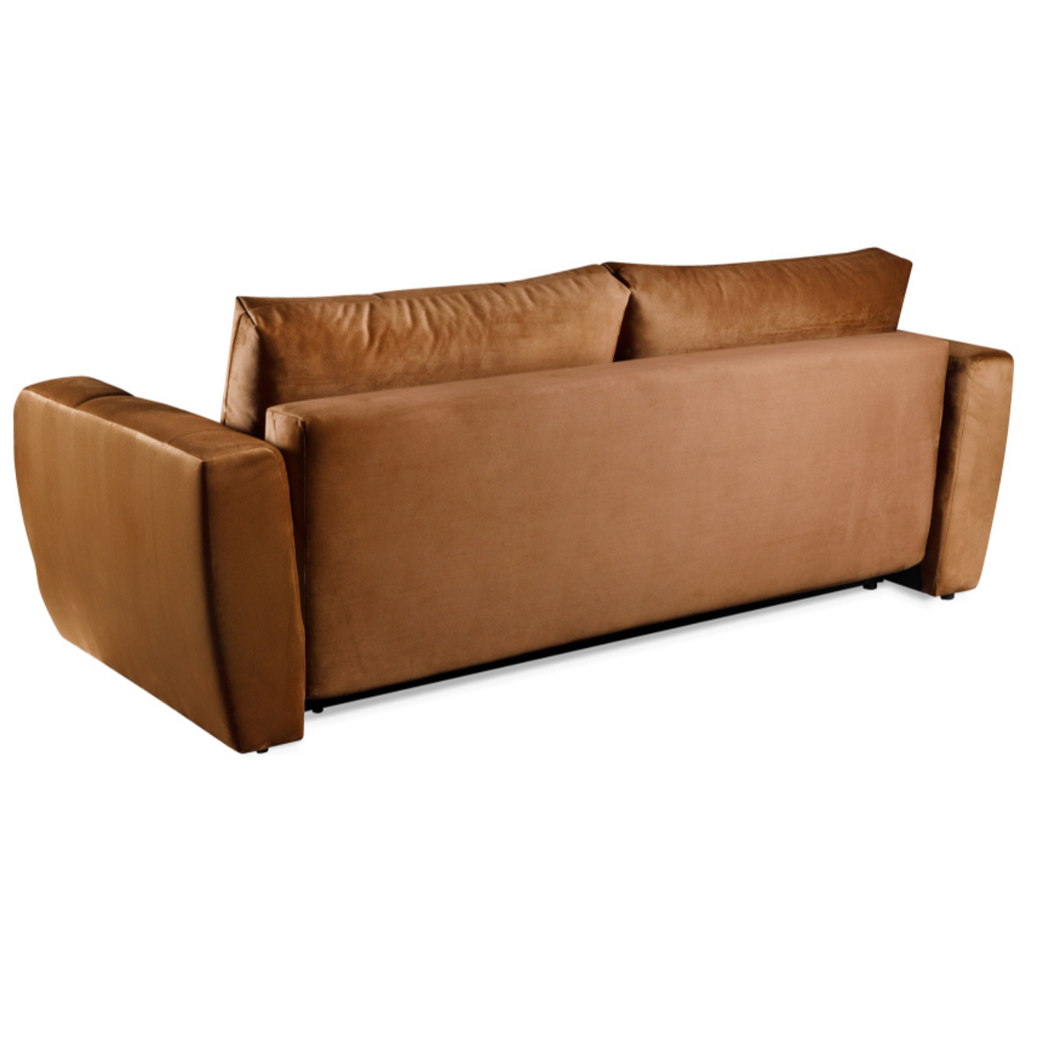 Canapé Convertible 3 Places  avec Coffre de Rangement et Fonction Lit 142x200 cm