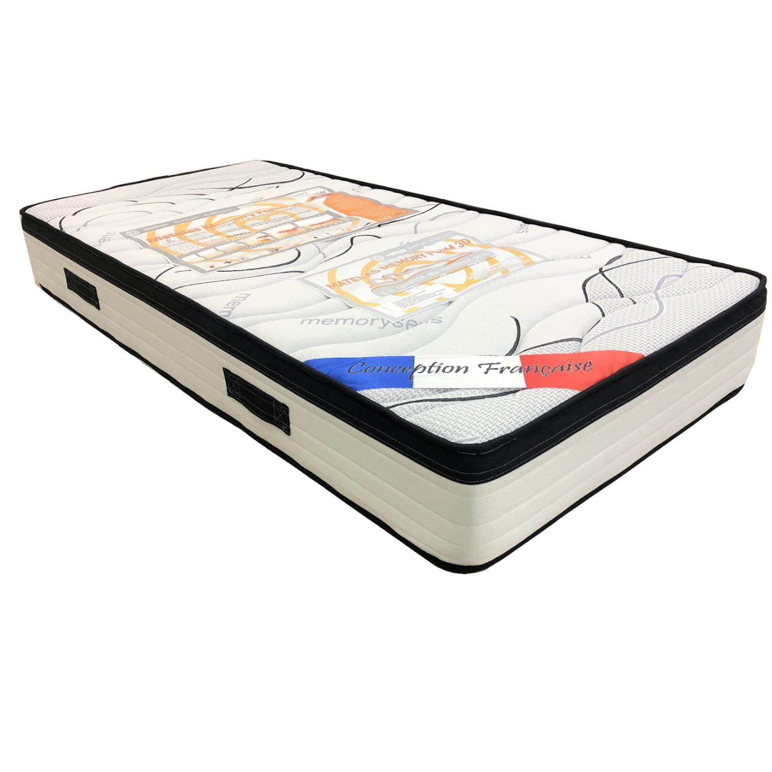 Matelas MEMORY – Mousse à Mémoire de Forme 25 cm | Confort Sur-Mesure pour un Sommeil Réparateur