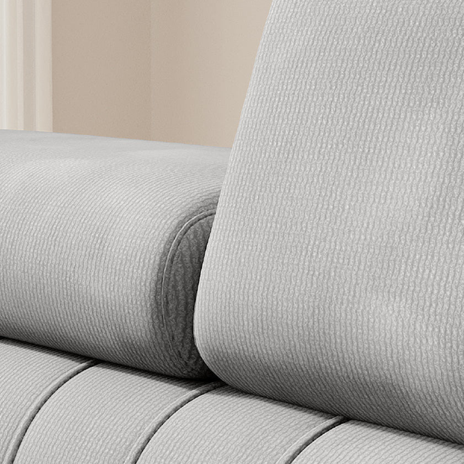 Canapé d’angle – Design moderne, appuis-tête réglables, lit d’appoint & coffre de rangement