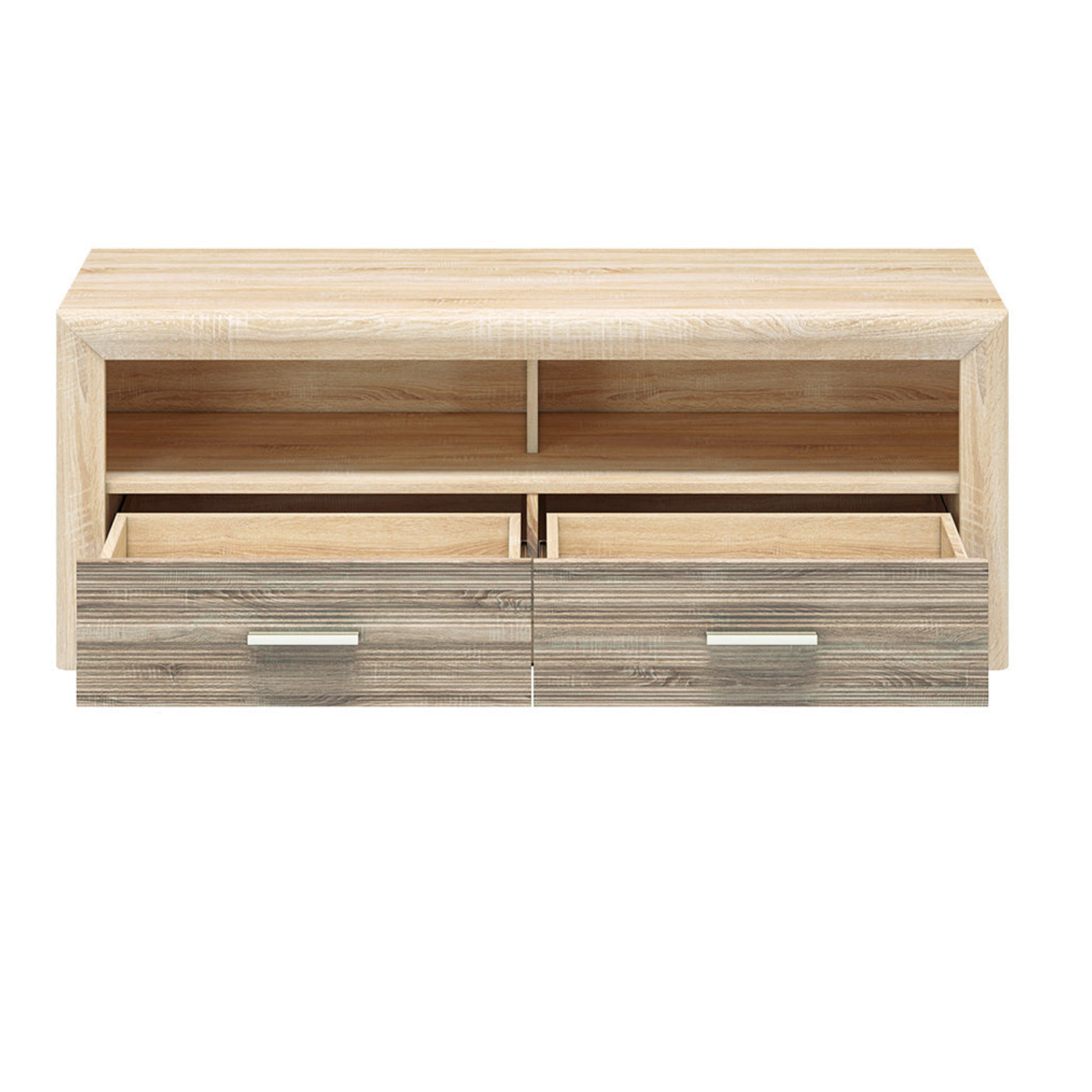 Meuble TV moderne Sonoma Light & Truffe – design élégant avec tiroirs renforcés