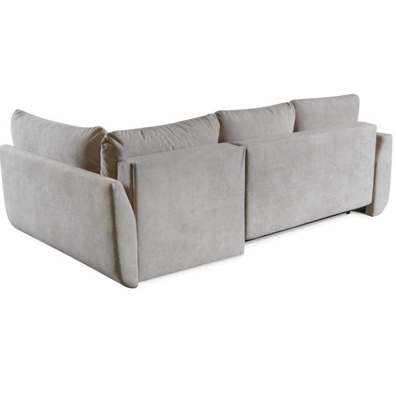 Canapé d’angle convertible avec rangement – 258 cm – Tissu Gerra 15