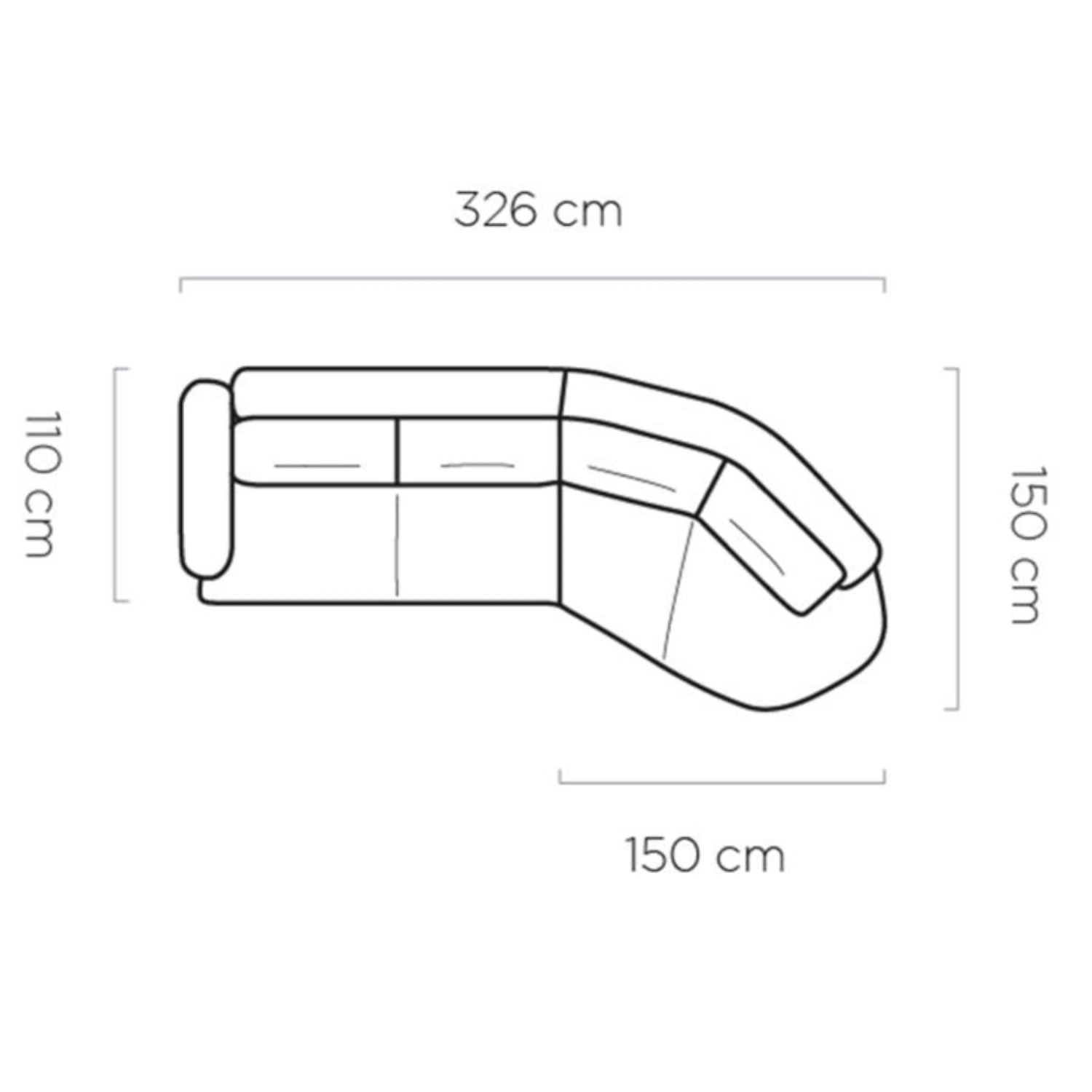 Canapé d'angle moderne avec extension électrique, fonction relax et suspension à ressorts en zigzag