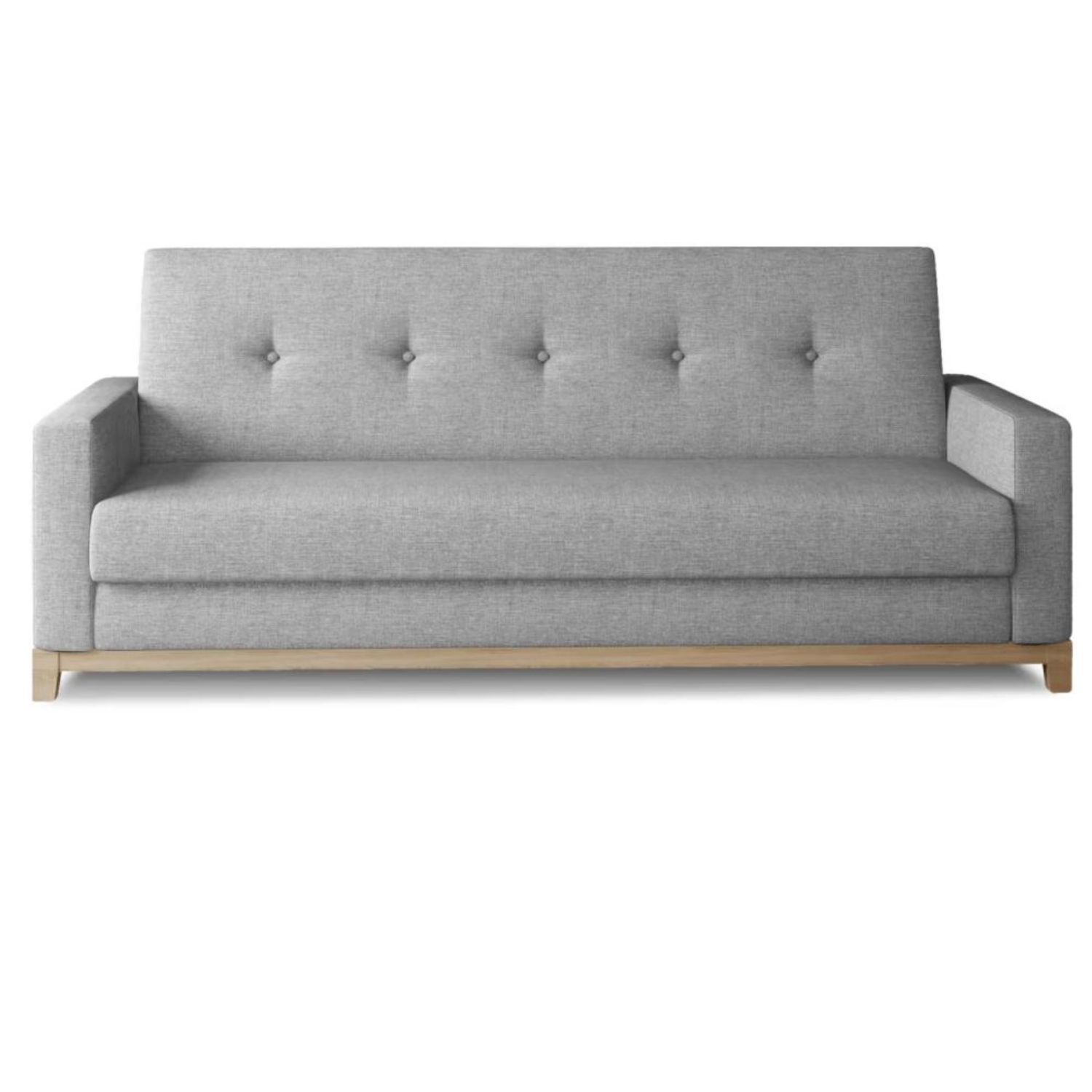 Canapé convertible 3 places en tissu