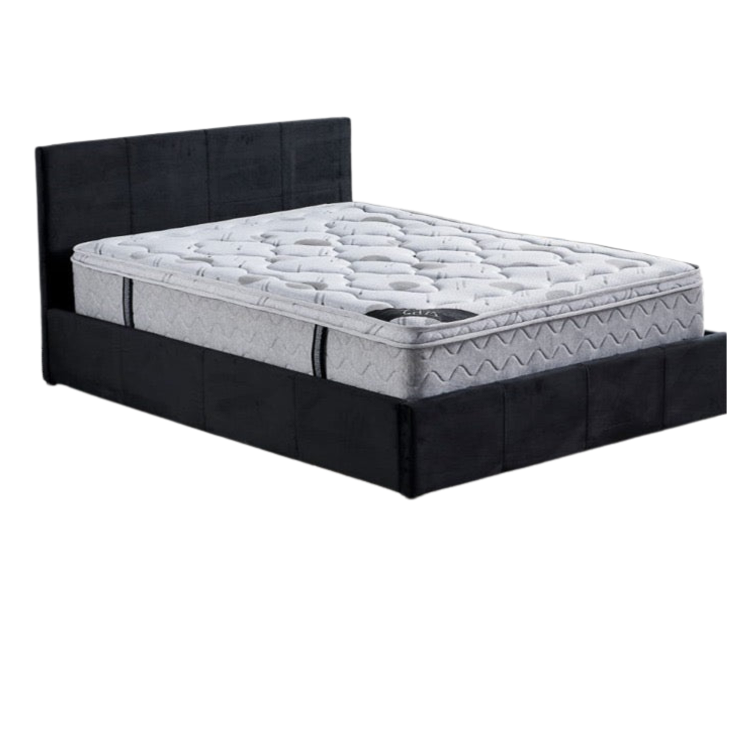 Lit Coffre en Velours – Design Élégant avec Rangement Pratique | 140x190 cm