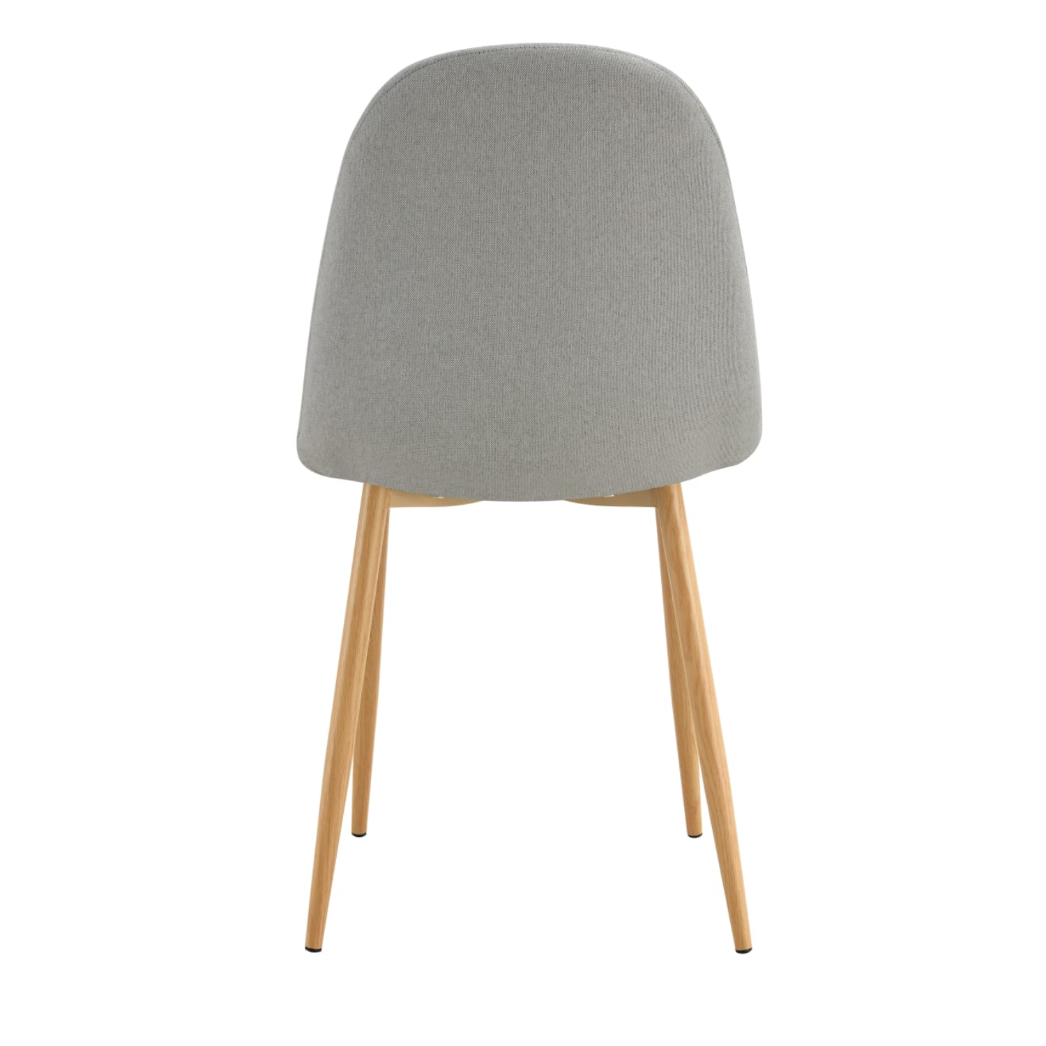 Chaise scandinave avec piètement bois et assise en tissu