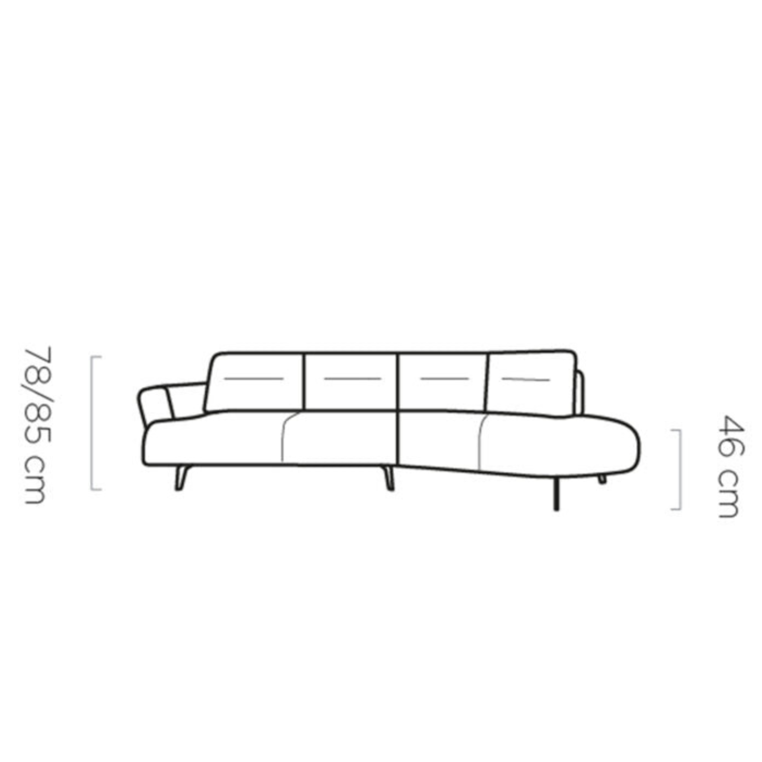 Canapé d'angle moderne avec extension électrique, fonction relax et suspension à ressorts en zigzag