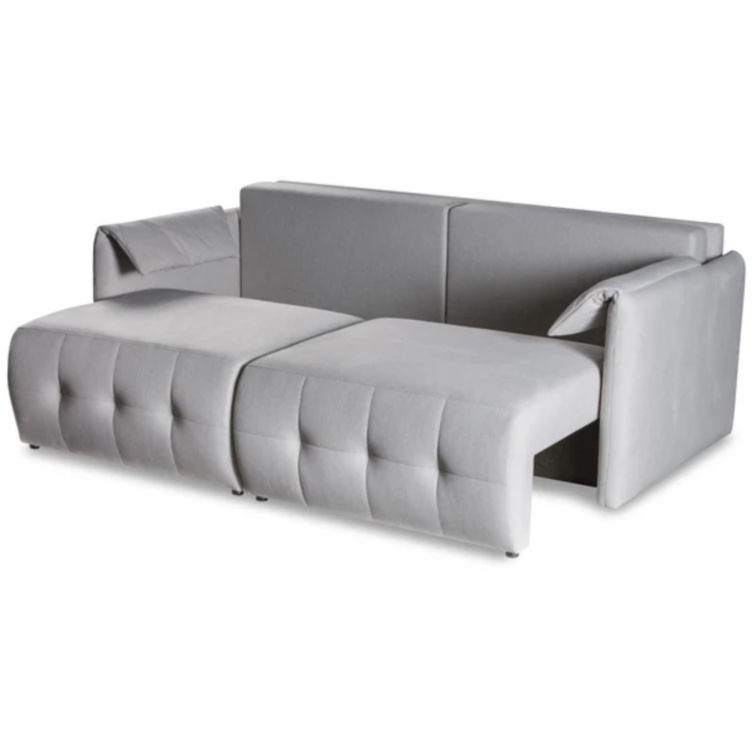 Canapé-lit moderne 215 cm avec fonction couchage et rangement - Design élégant et confort durable