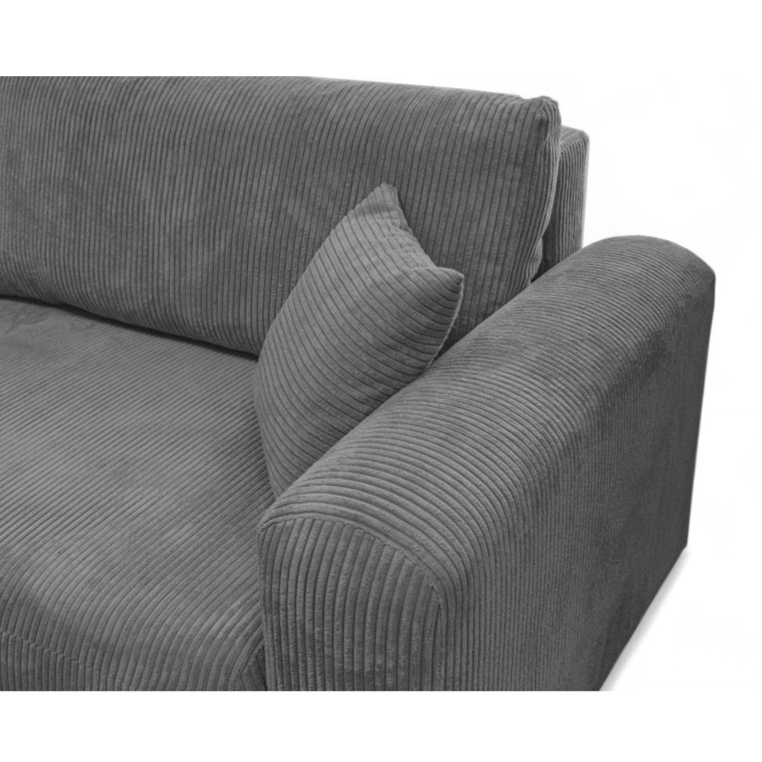 Canapé d’Angle Réversible – 4 Places – Convertible avec Coffre – Tissu Bouclette ou Velours Côtelé