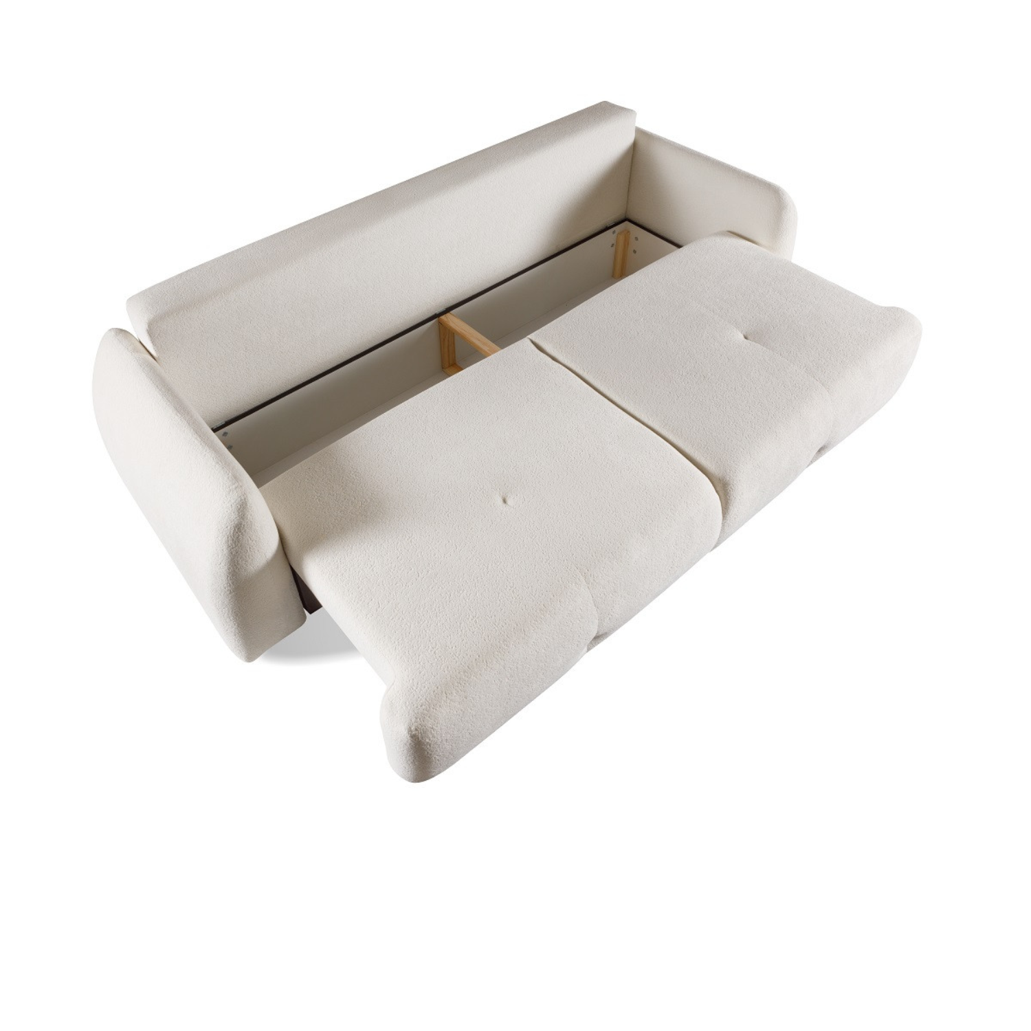 Canapé convertible 3 places avec coffre – Couchage 200x144 cm, design moderne