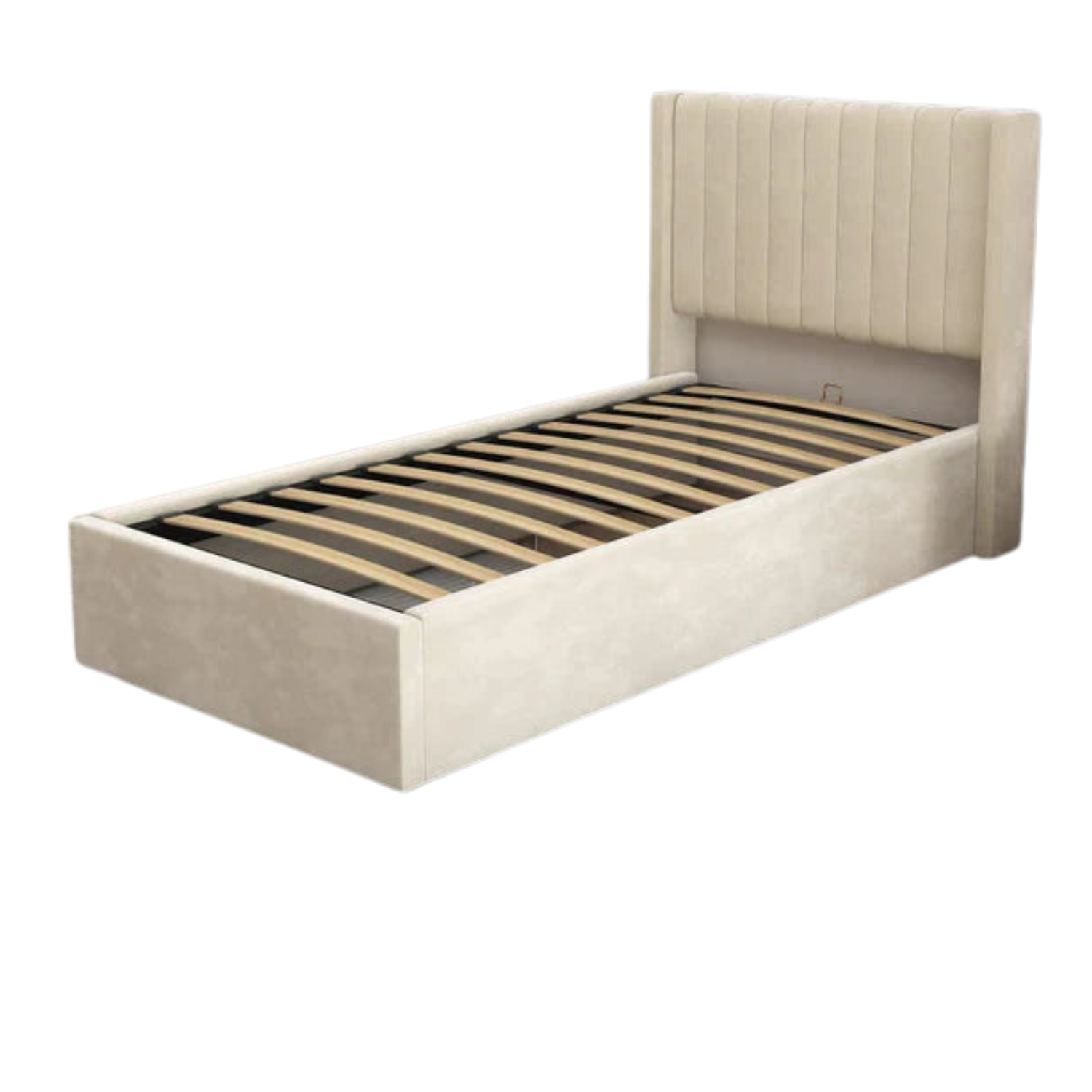 Lit Double Coffre AMÉLIA en Velours – Élégance, Confort et Rangement