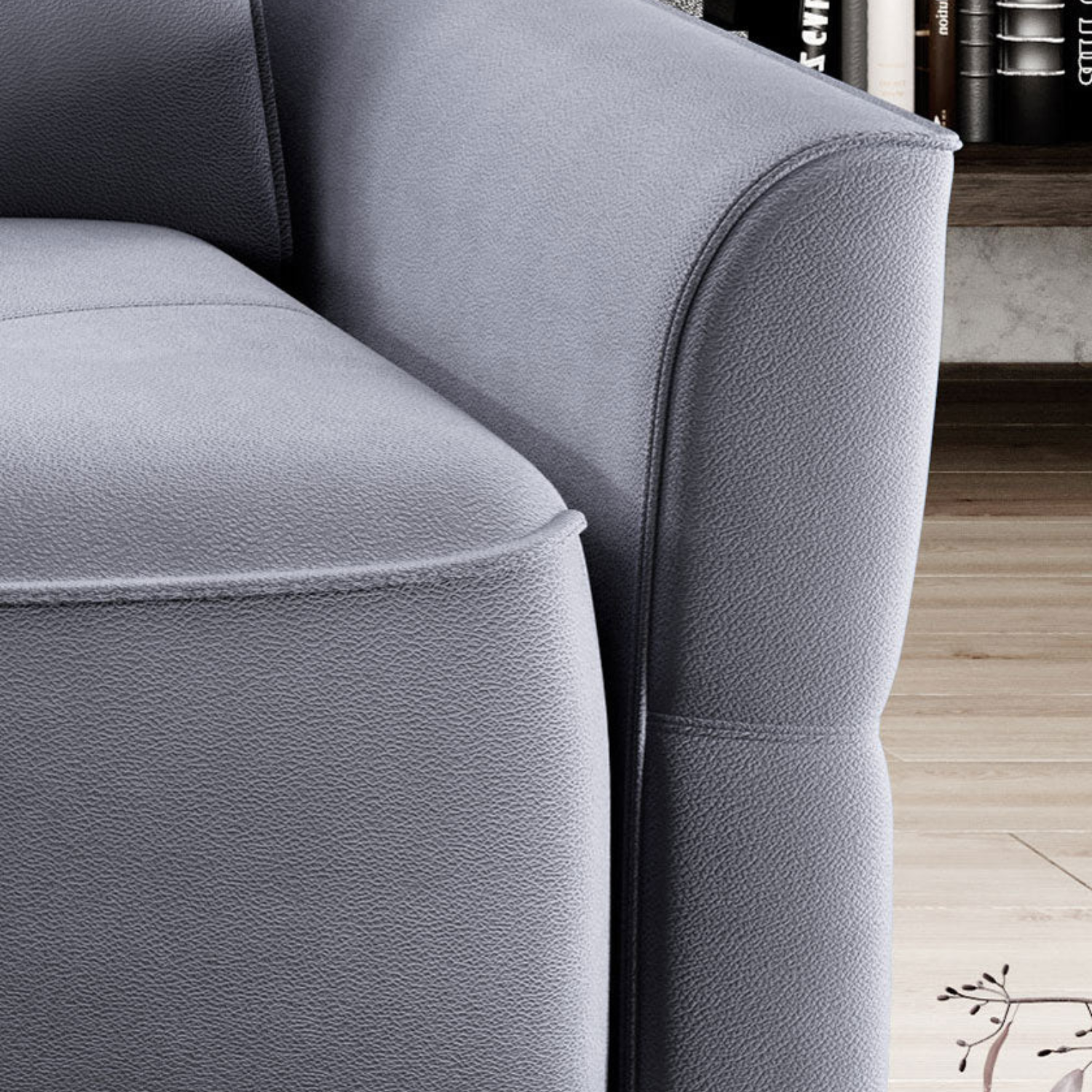 Canapé d'Angle Convertible - Design Moderne, Confort Optimal, Disponible en 3 Tailles | Canapé Réversible avec Coffre de Rangement