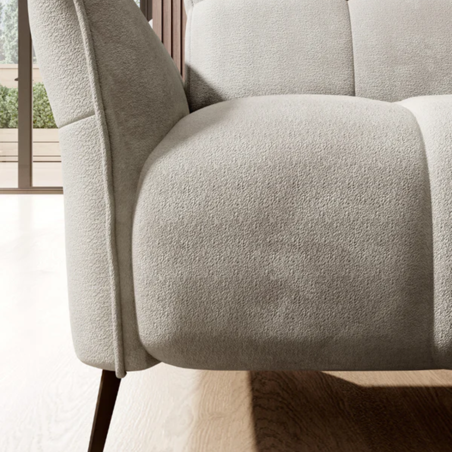 Canapé d’Angle  Haut de Gamme – Réglage Électrique de l’Assise, Design Moderne, Confort Sur Mesure | Tissu Premium & Structure Robuste