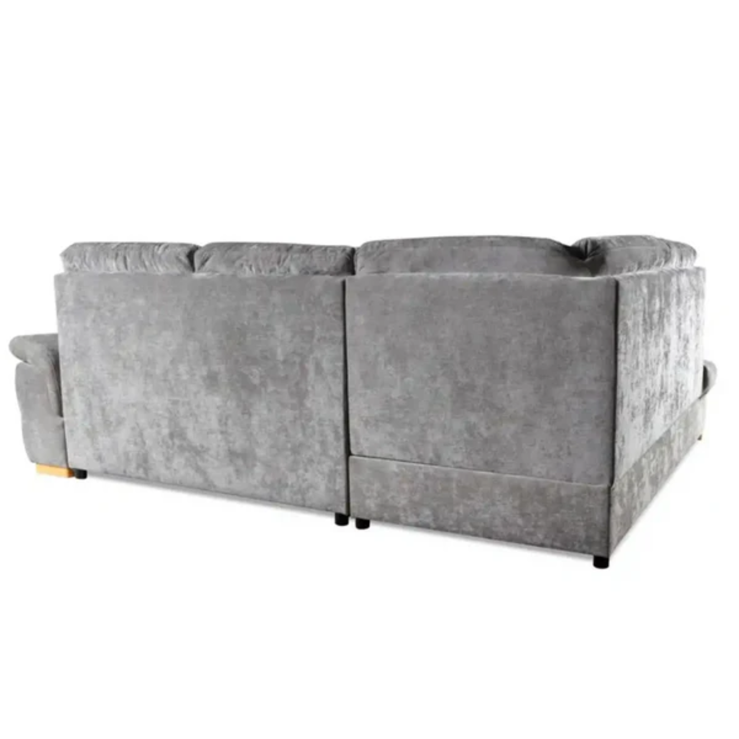 Canapé d’angle convertible avec coffre – 272x201 cm – Couchage 200x140 cm
