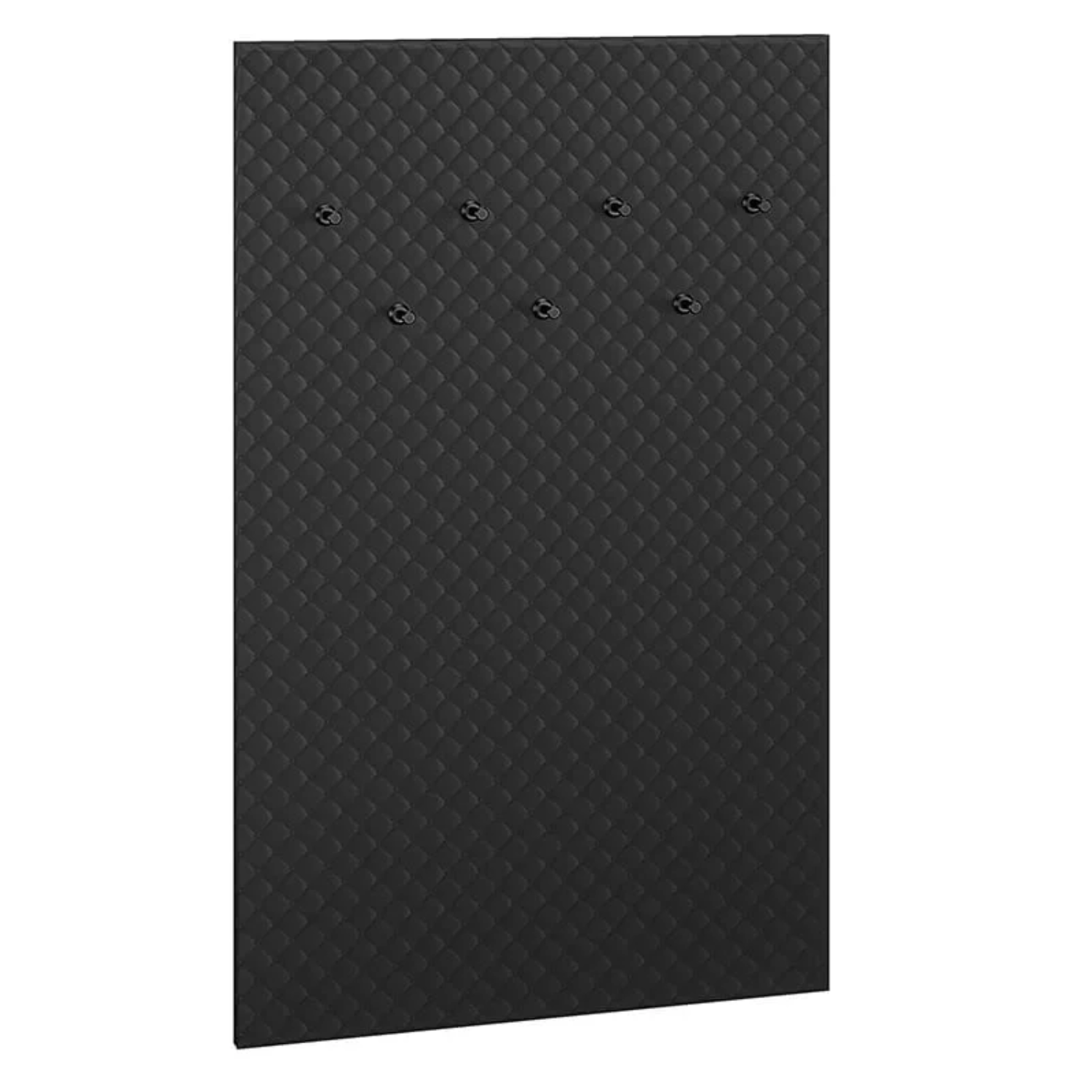 Cintre rembourré pour le hall en Finition Noire – Élégance Minimaliste