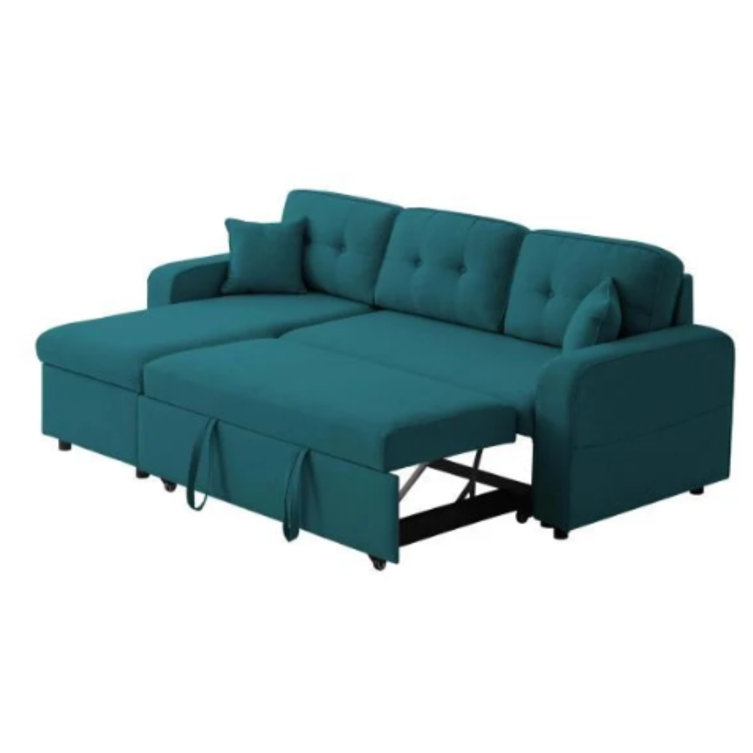 Canapé d'angle  convertible réversible en tissu