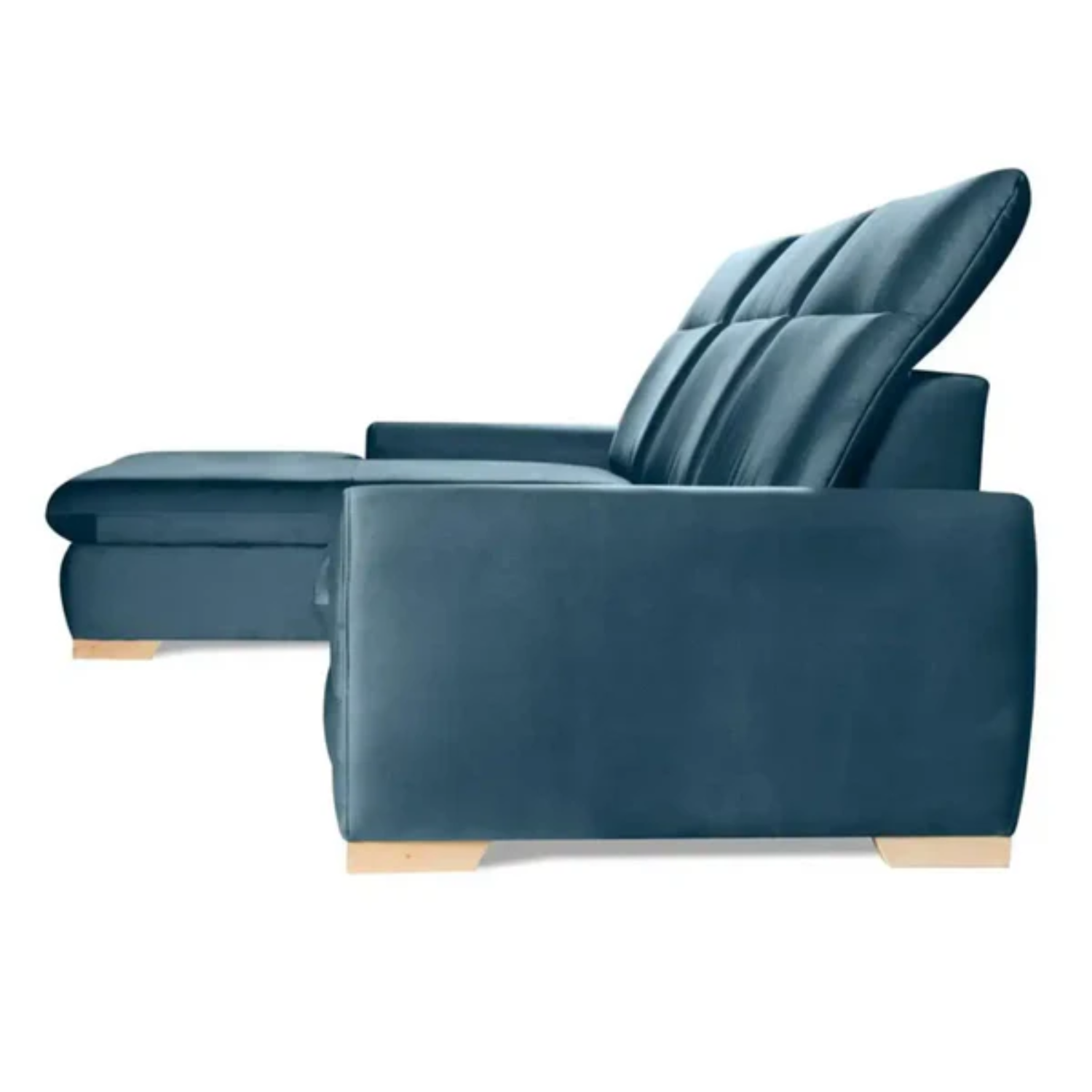 Canapé d’angle réversible avec couchage 200x140 cm et rangement intégré