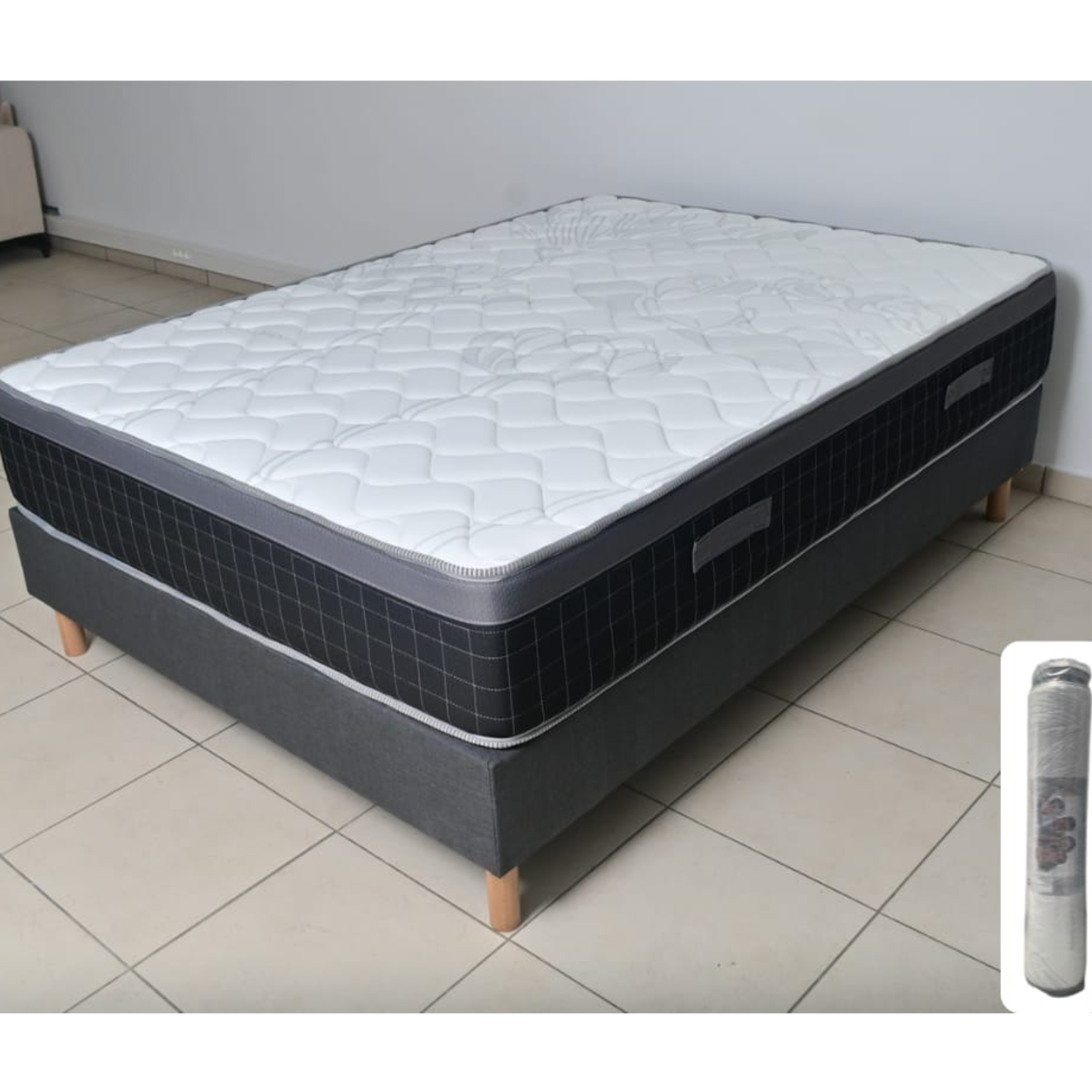 Matelas  – Confort Luxueux, Mousse Haute Densité, Épaisseur 30 cm