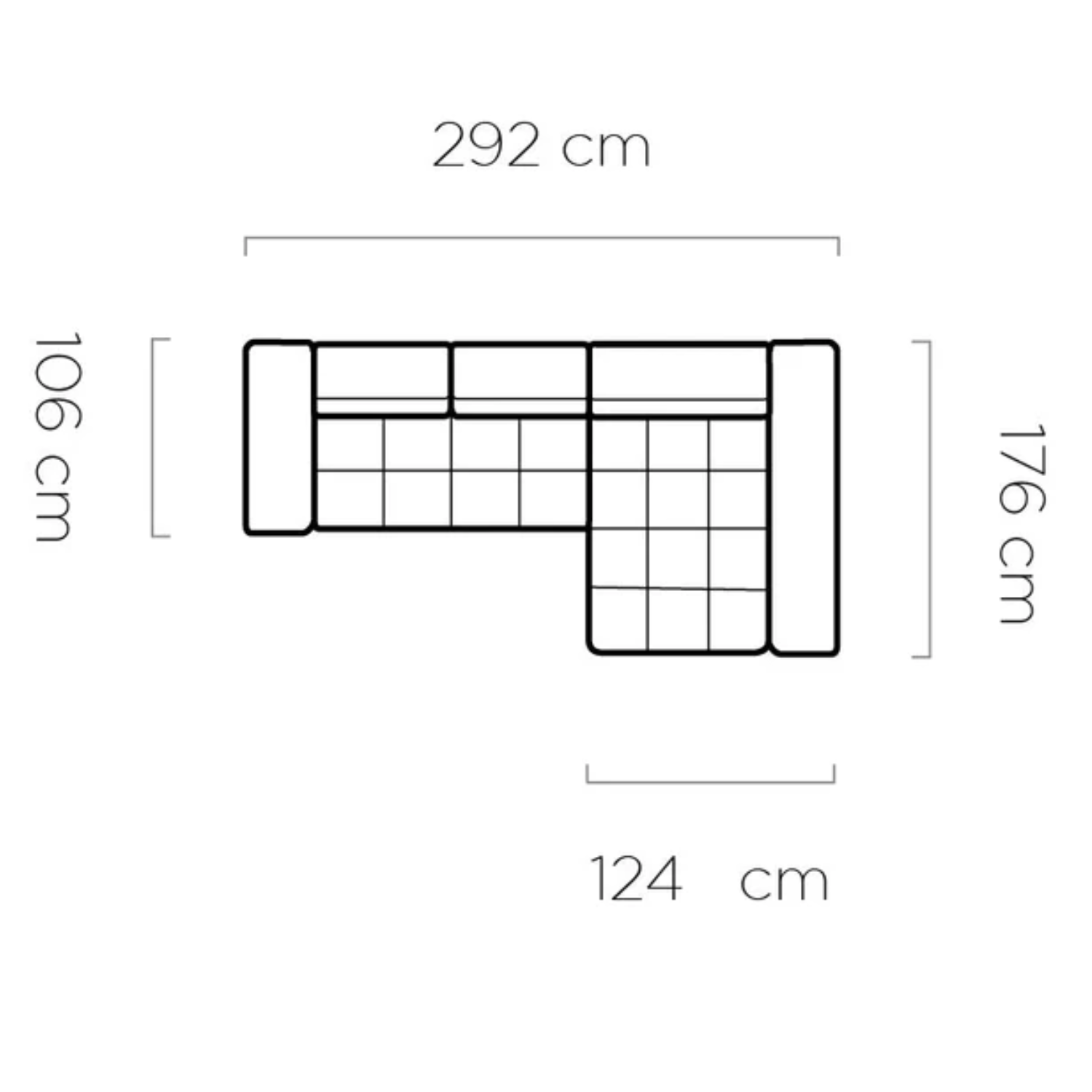 Canapé d'angle moderne avec réglage électrique de la profondeur d'assise Le canapé d'angle