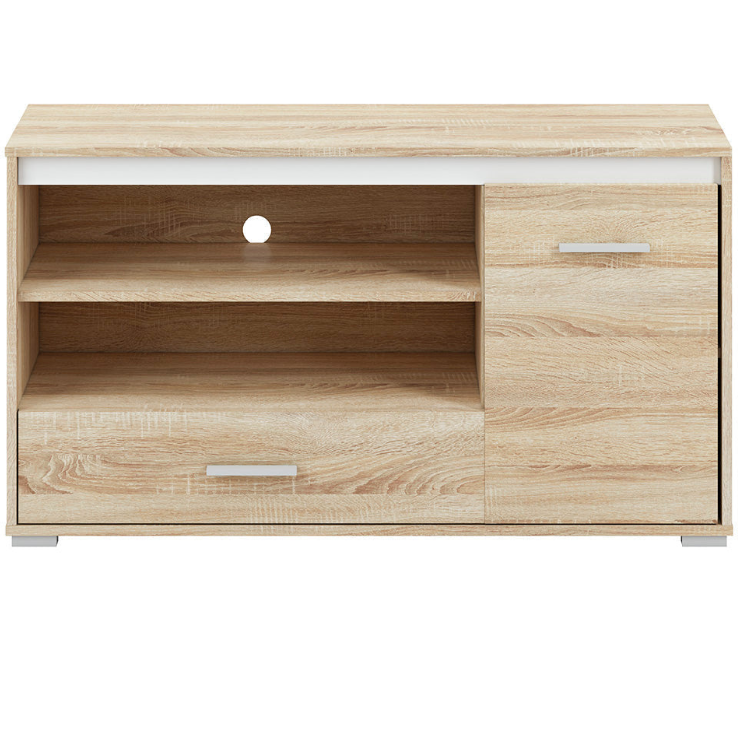Meuble TV Moderne en Lumière de Sonoma – Design Élégant et Fonctionnel - Rangement TV