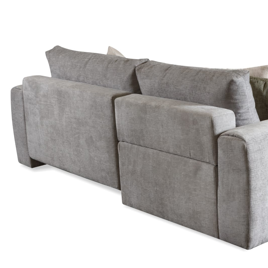 Canapé d’angle convertible – Design moderne avec coffre de rangement et couchage - Decora Home