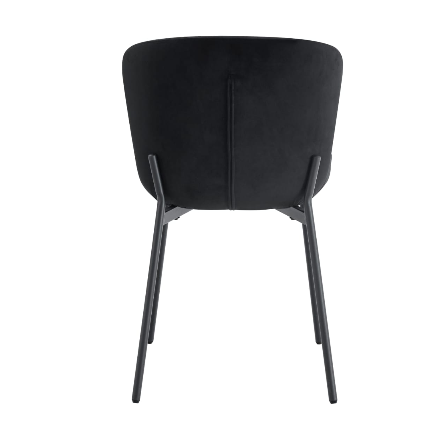 Chaise en Assise velours avec structure métallique dorée, style moderne