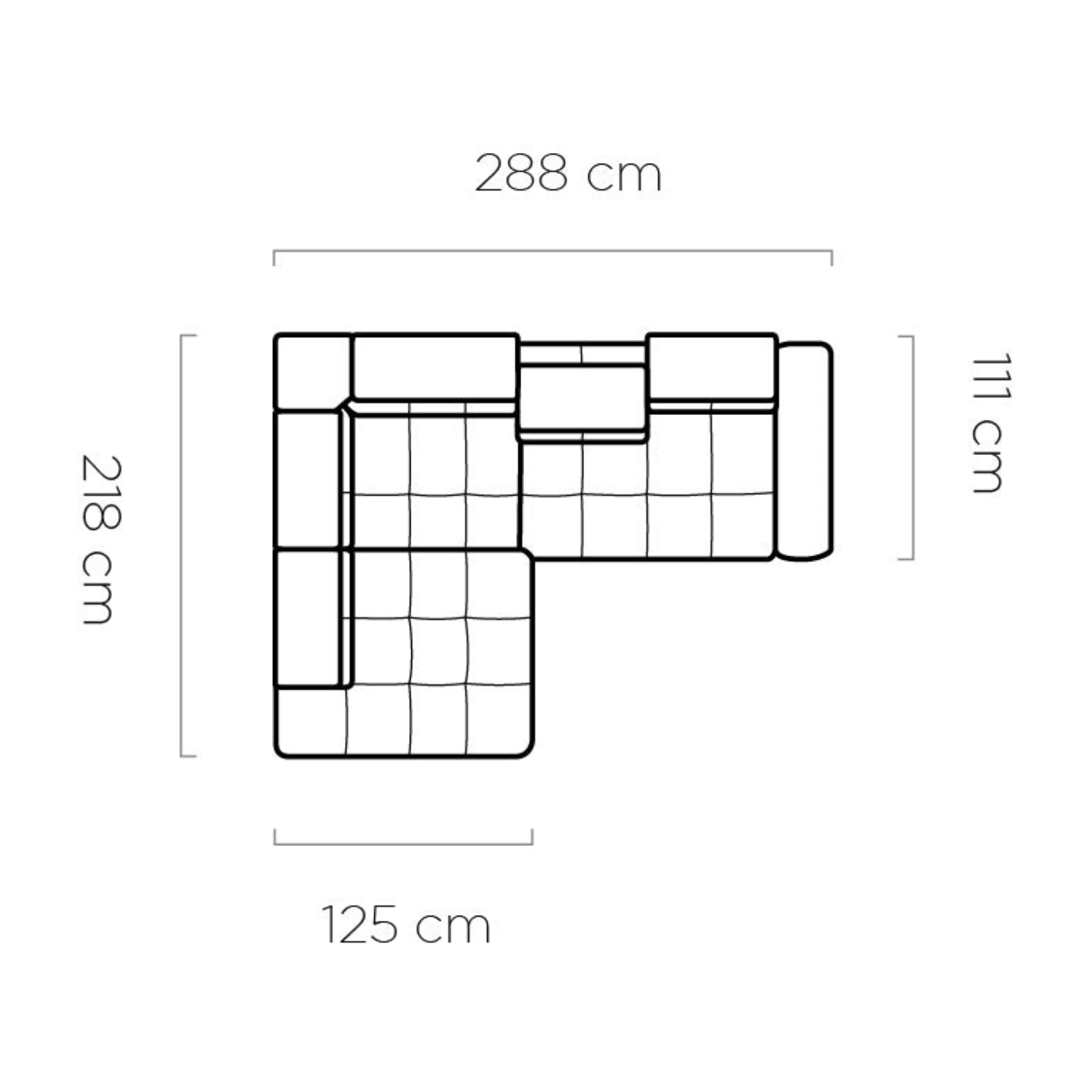 Canapé d’angle convertible moderne avec système d’ouverture DELFIN et dossier coulissant