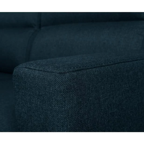 Canapé d'angle réversible convertible en tissu