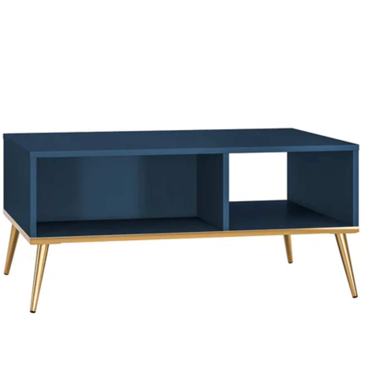 Table Basse Labrador avec Bordure ABS et Pieds Métalliques  - Élégance Moderne et Résistance