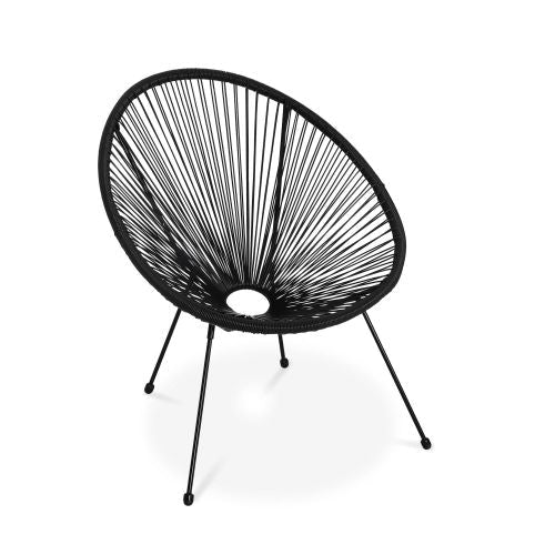 Fauteuil – Design Moderne et Confort Haut de Gamme en Résine et Acier (Turquoise, Noir, Blanc) - Decora Home