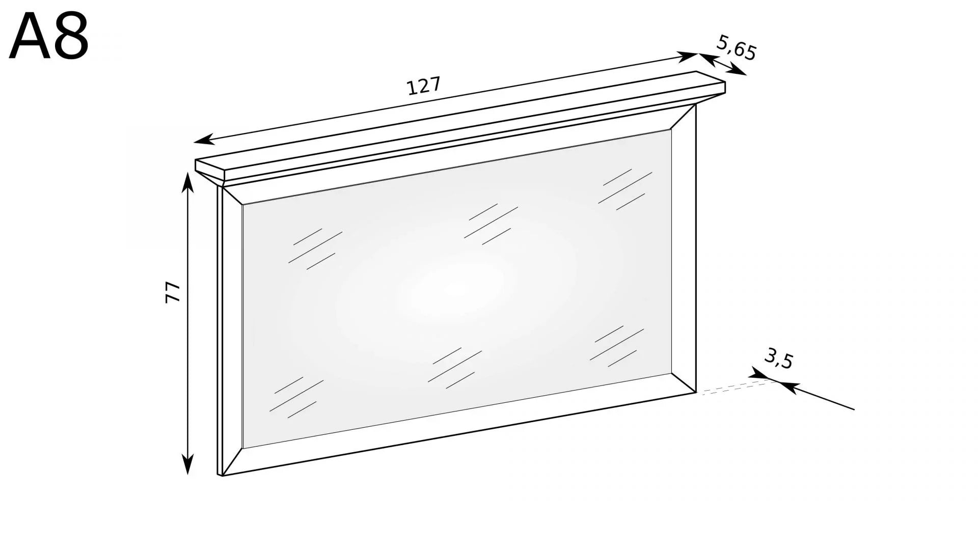 Miroir moderne au style rustique - Decora Home