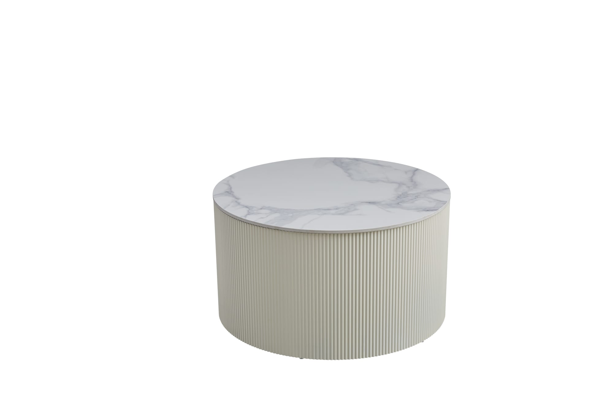 TABLE BASSE VALMY PIEDS BEIGE PLATEAU CERAMIQUE MARBRE GRIS 90X45