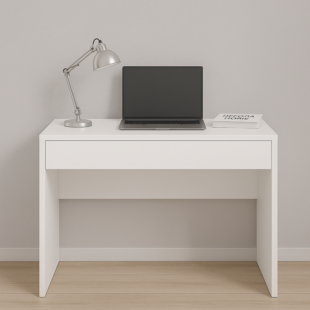 Bureau Blanc Indépendant – Design Épuré, Résistance Accrue et Finition Premium