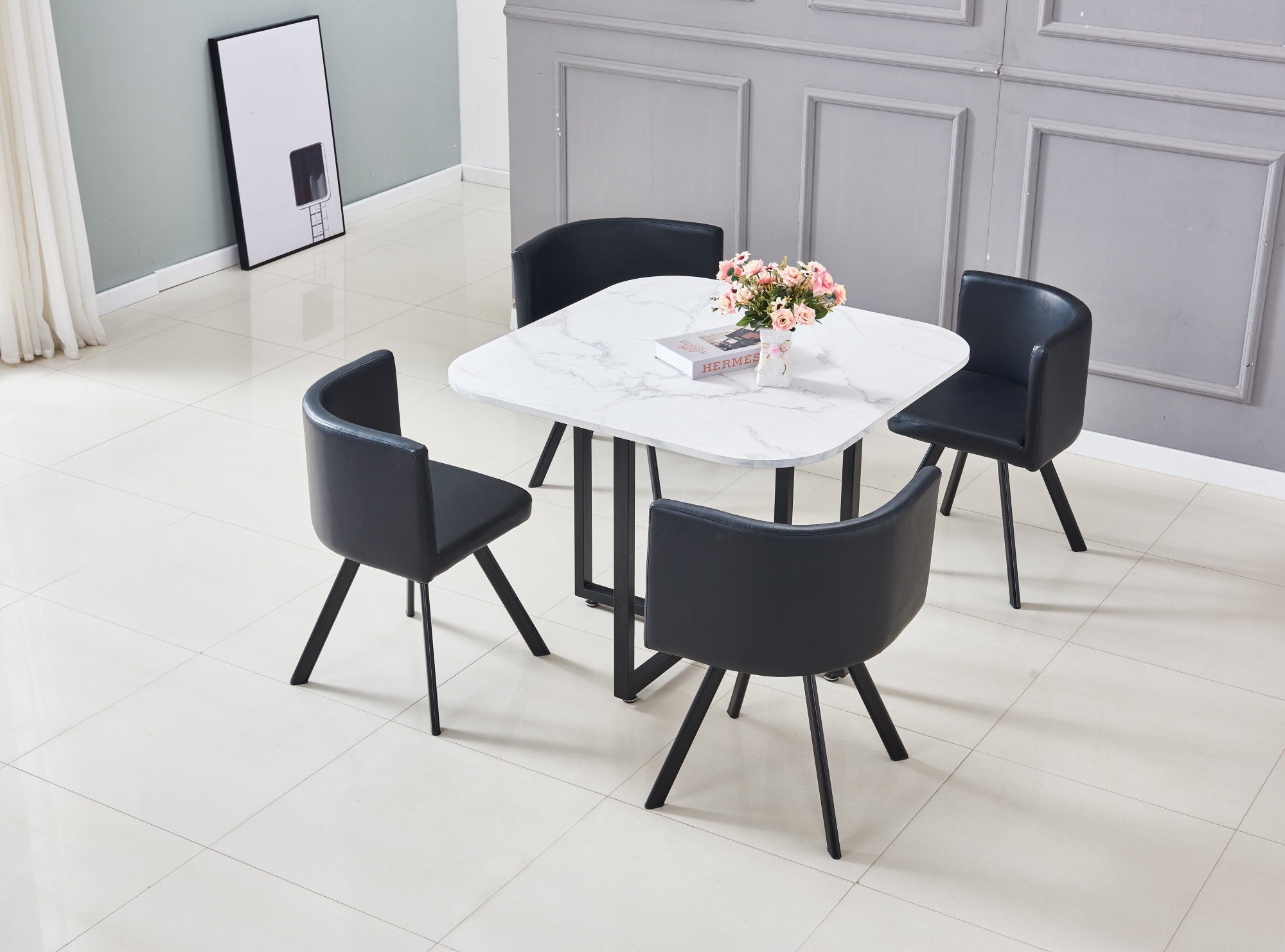 Ensemble Table et 4 Chaises VENDOME - Modernité et élégance