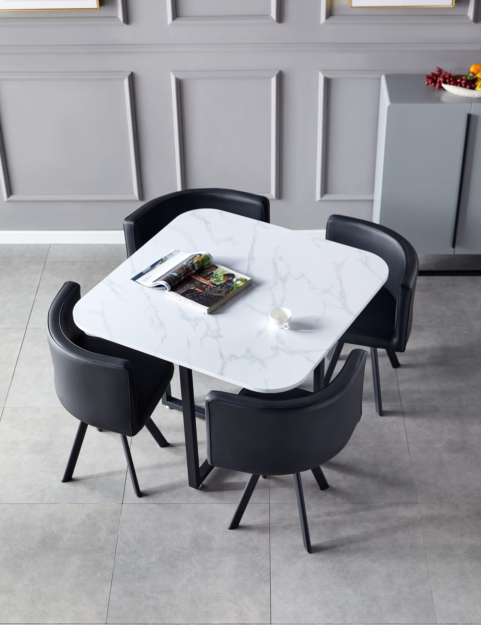 Ensemble Table et 4 Chaises VENDOME - Modernité et élégance