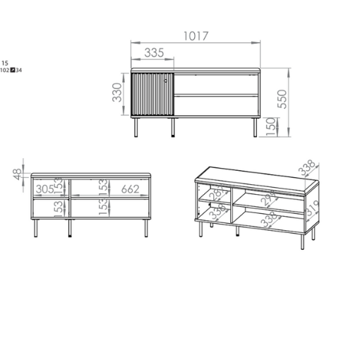 Meuble à Chaussures Sofina avec Siège Rembourré - MDF Cachemire